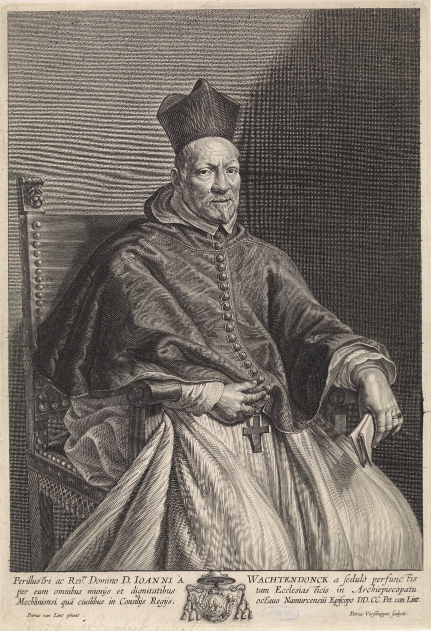 Portrait of Bishop Johannes Wachtendonck by Pieter van Lint