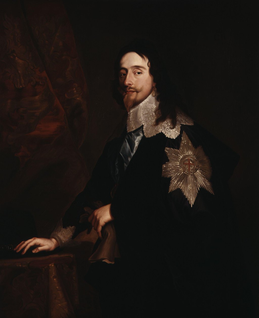 Portrait of King Charles I (1600-1649) by after Anthony van Dyck