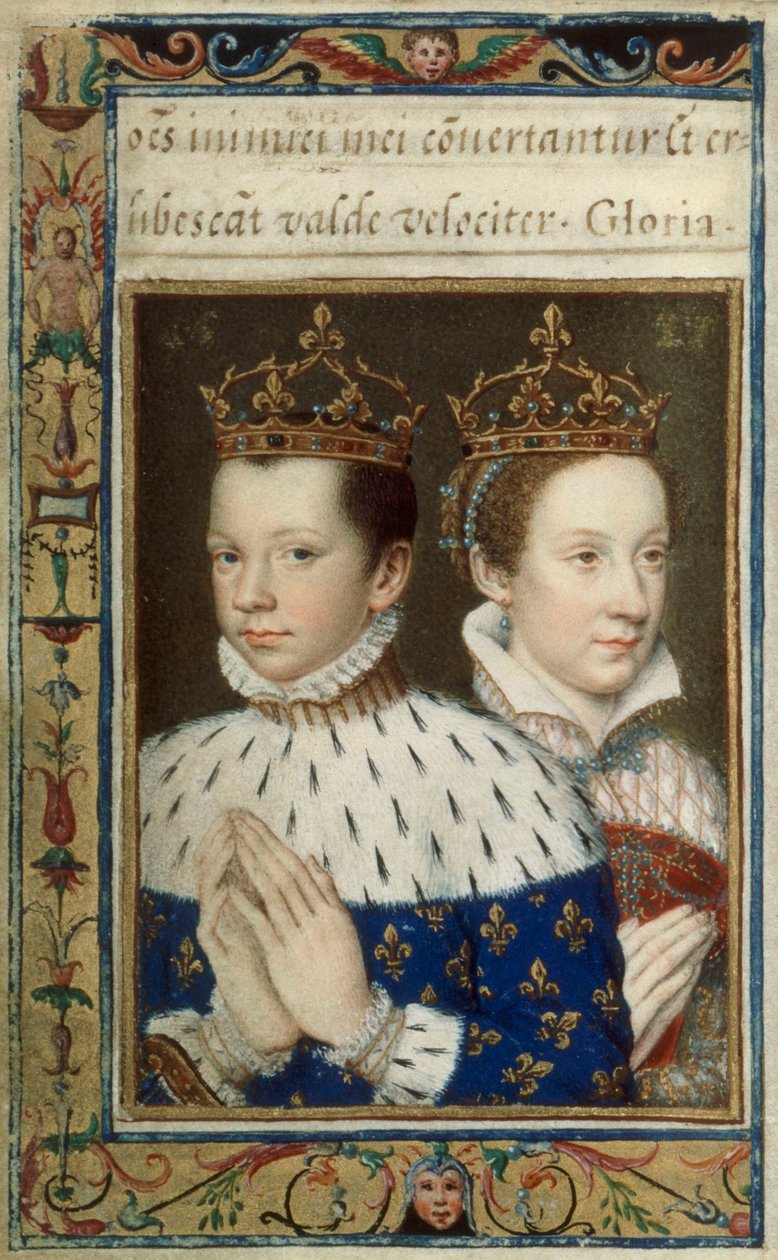 Francis II and Mary, Queen of Scots by After François Clouet