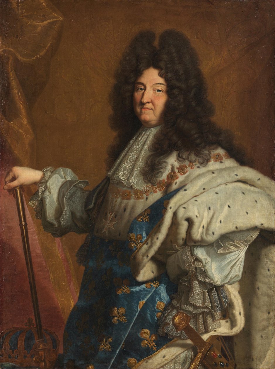 Portrait of Louis XIV, King of France by After Hyacinthe Rigaud
