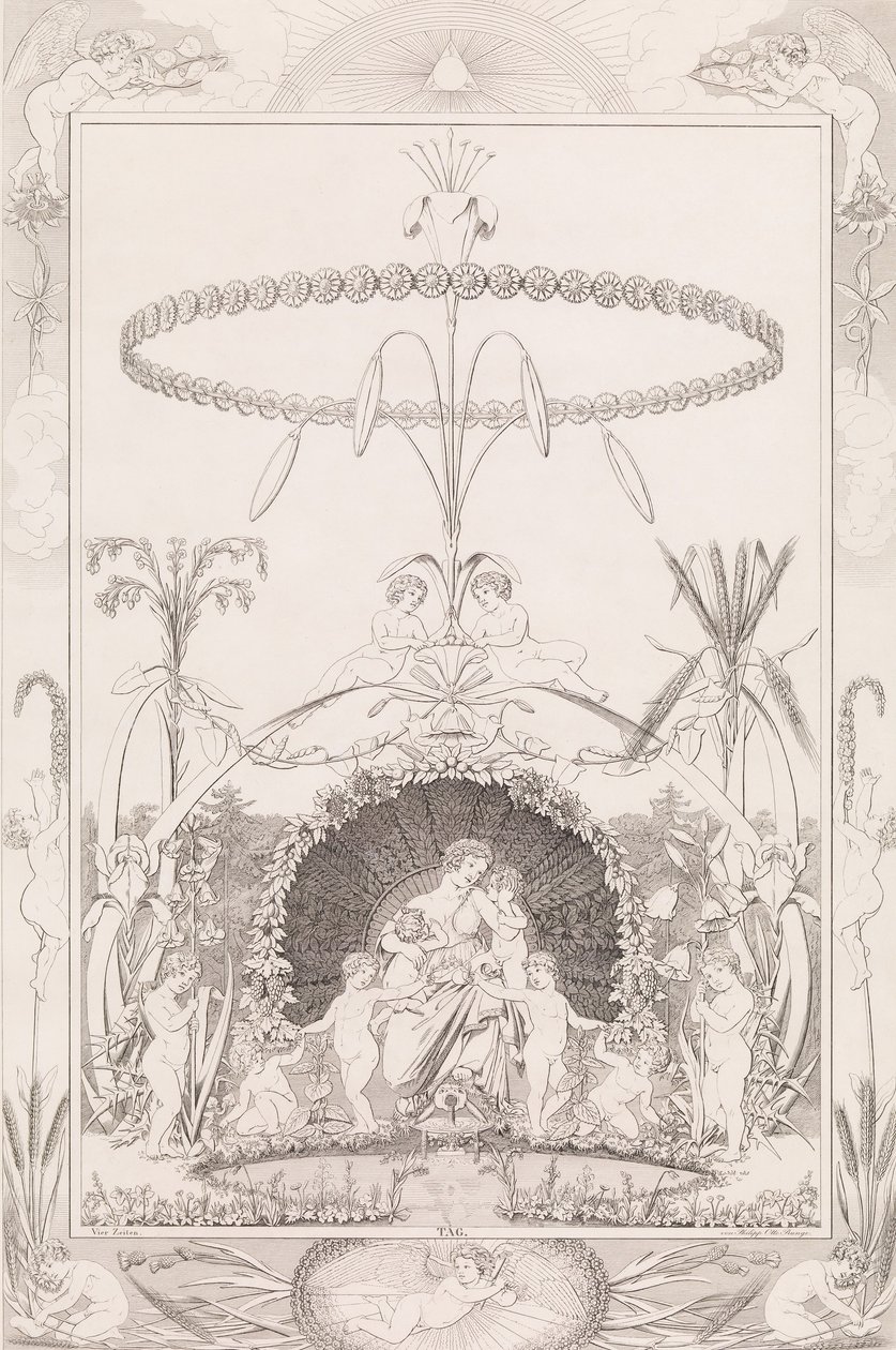 Day, from the series The Times of the Day by After Philipp Otto Runge