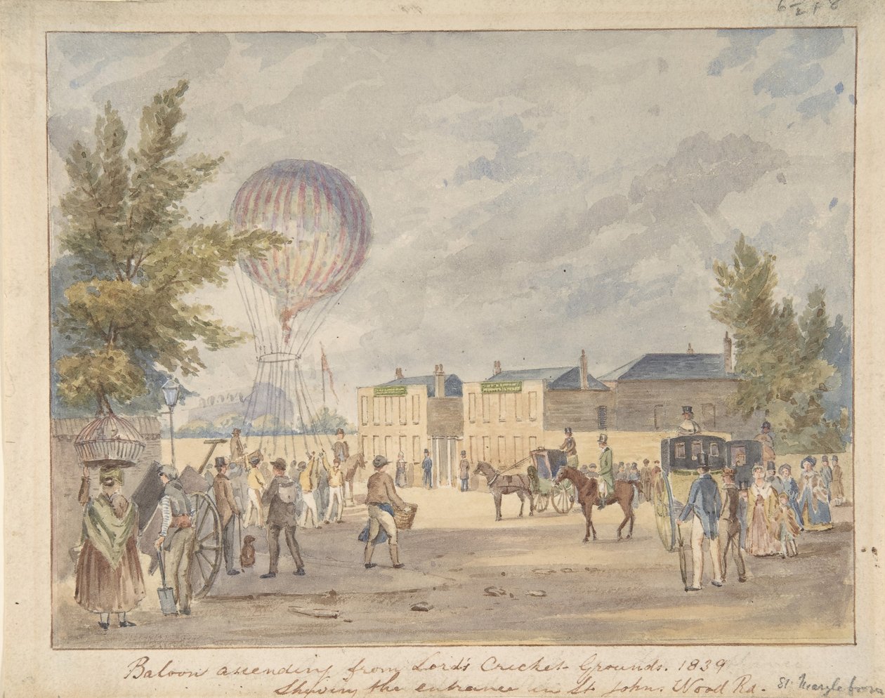 Balloon Ascending Near the Entrance to Lord