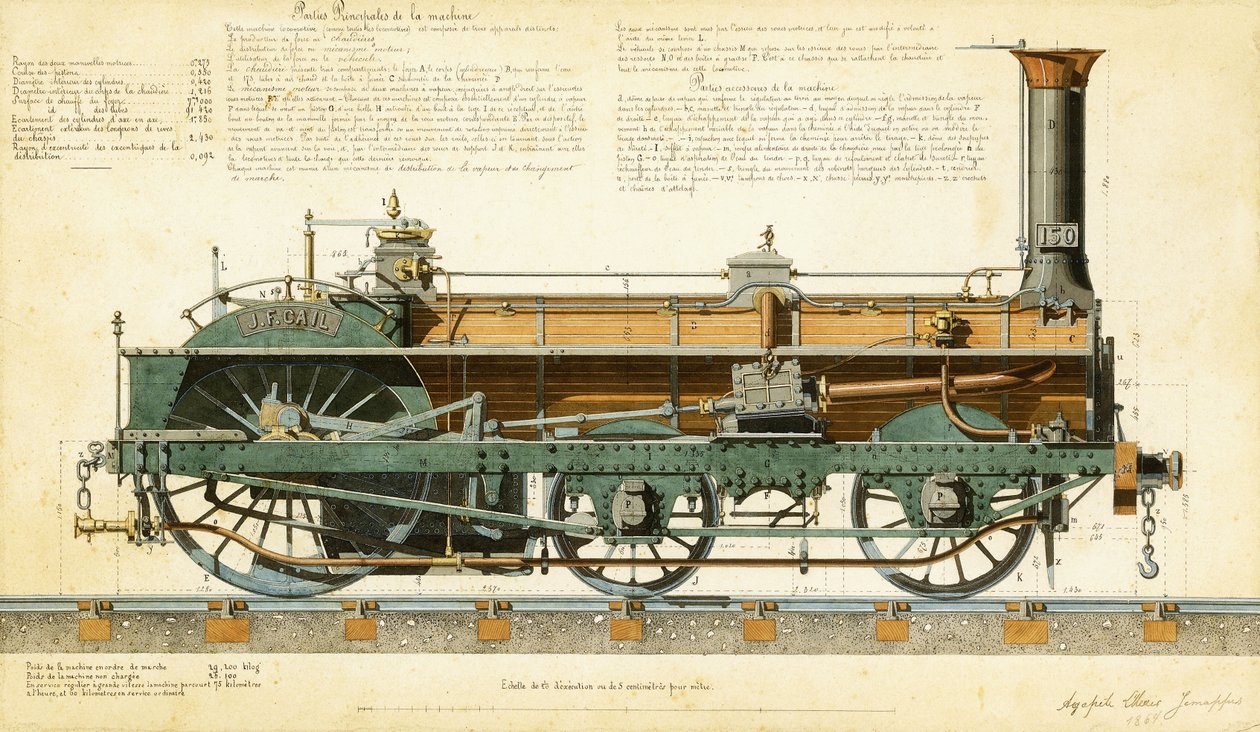 High Speed Locomotive by Agapele Jemeppes