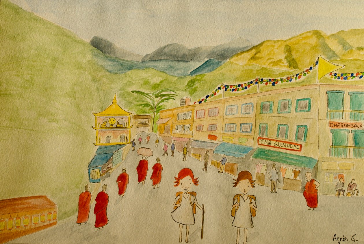 The Voyage, Dharamsala, 2015 by Agnes Girardon