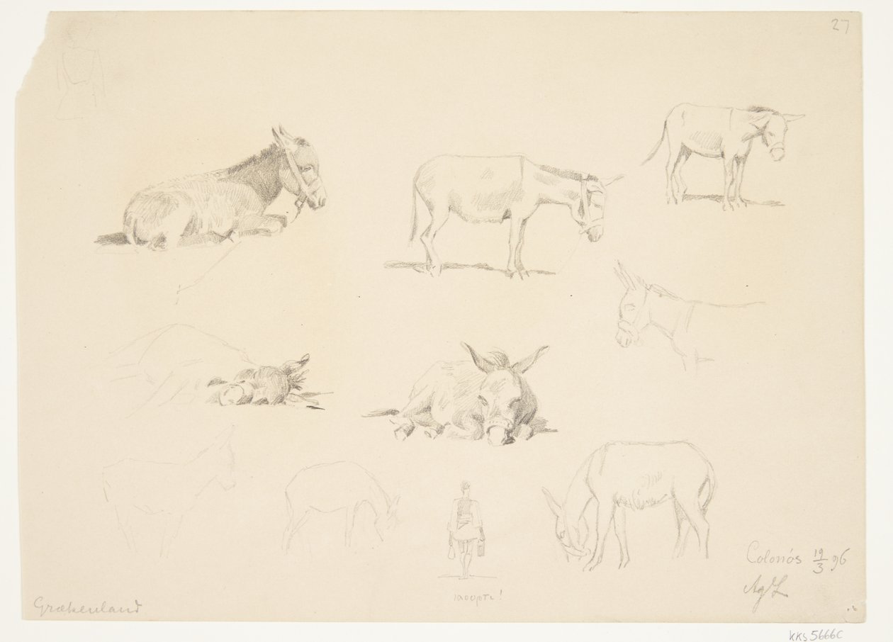 Study Sheet with Animals by Agnes Lunn