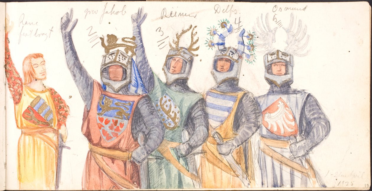 Sketchbook. 1918-1919-20-----25 by Agnes Slott Møller