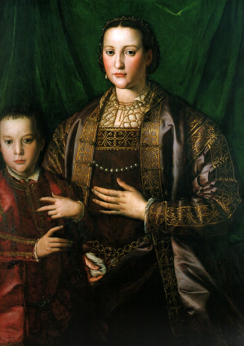 Eleonora di Toledo with Her Son Francesco by Agnolo Bronzino