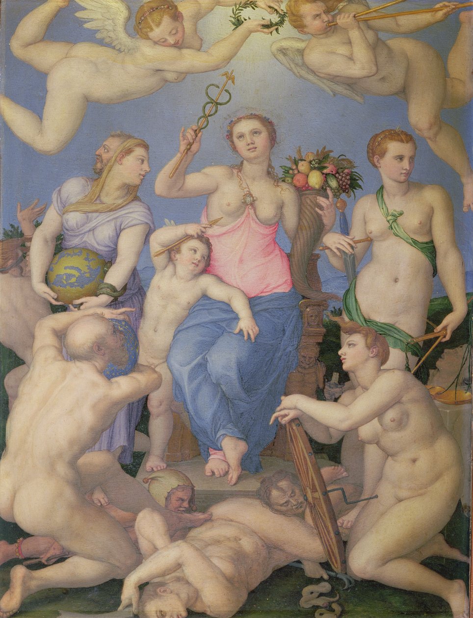 Allegory of Happiness by Agnolo Bronzino