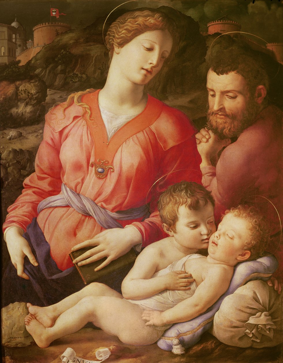 The Panciatichi Holy Family by Agnolo Bronzino