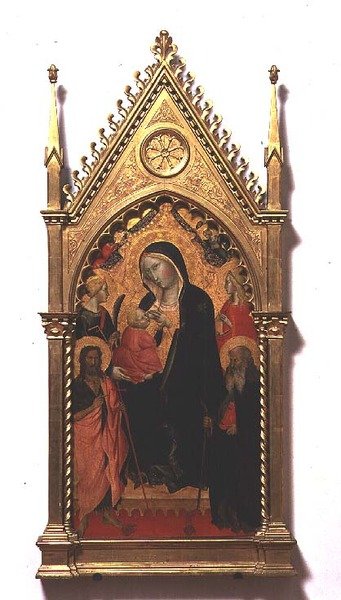 Madonna del Latte with Saints by Agnolo Gaddi