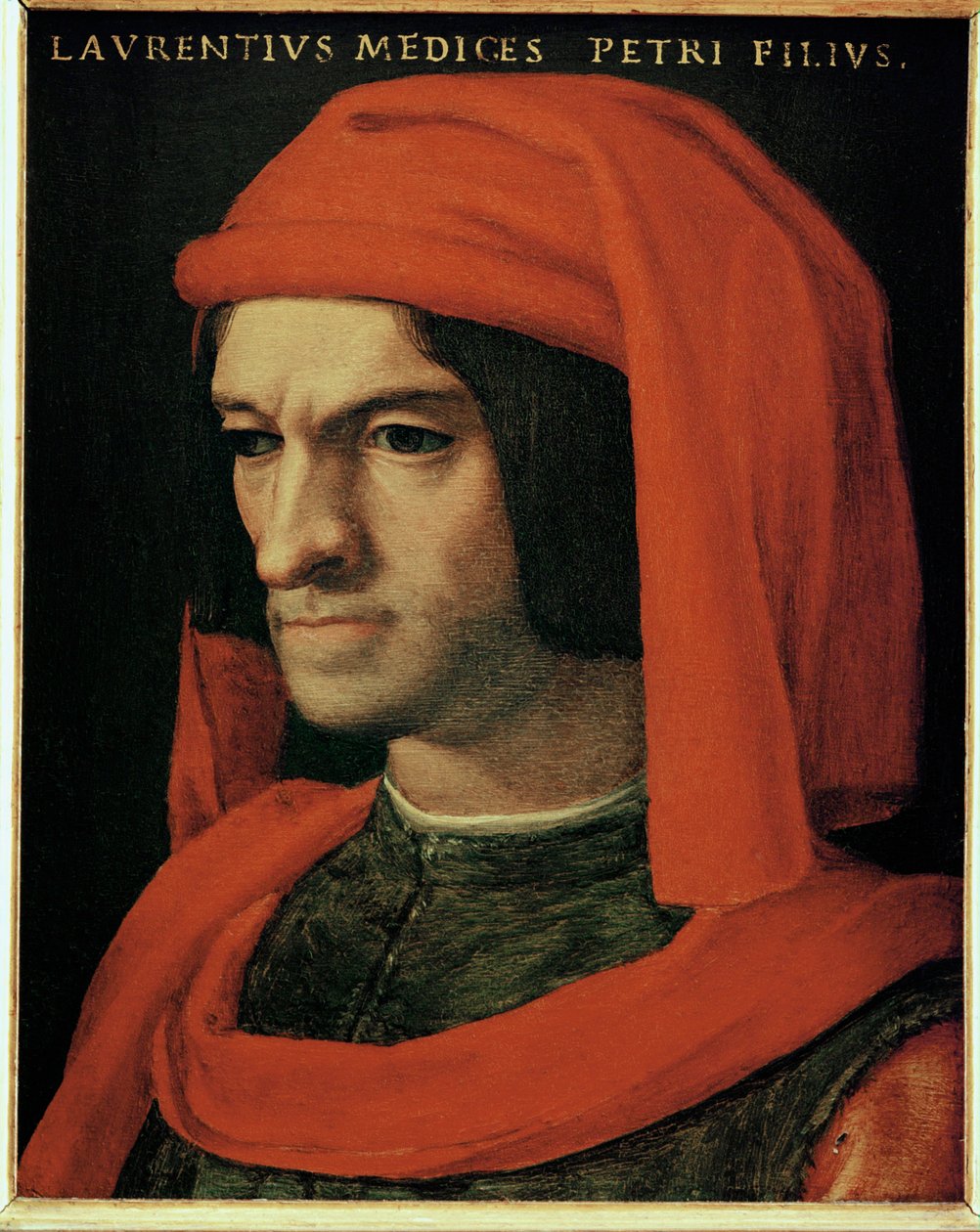 Medici, Lorenzo the Magnificent by Agnolo di Cosimo Bronzino