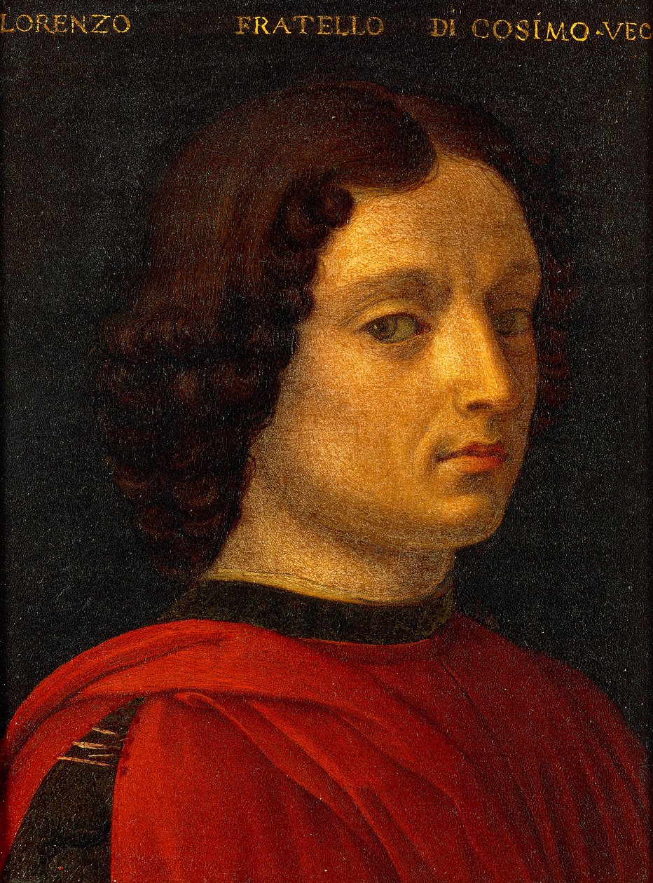 Portrait of Lorenzo de Medici the Elder, by Agnolo Bronzino by Agnolo Bronzino