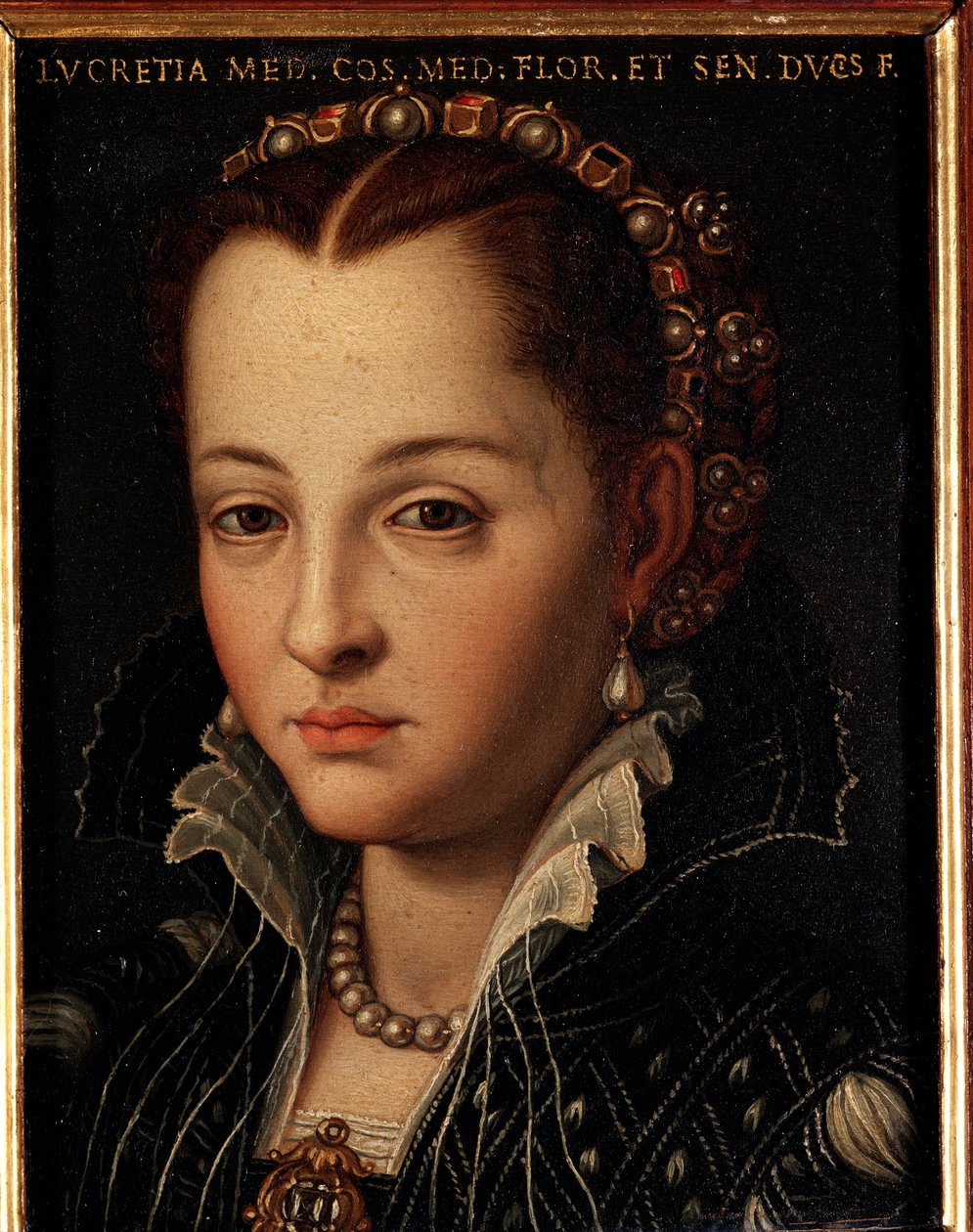 Portrait of Lucrezia de Medici by Agnolo Bronzino