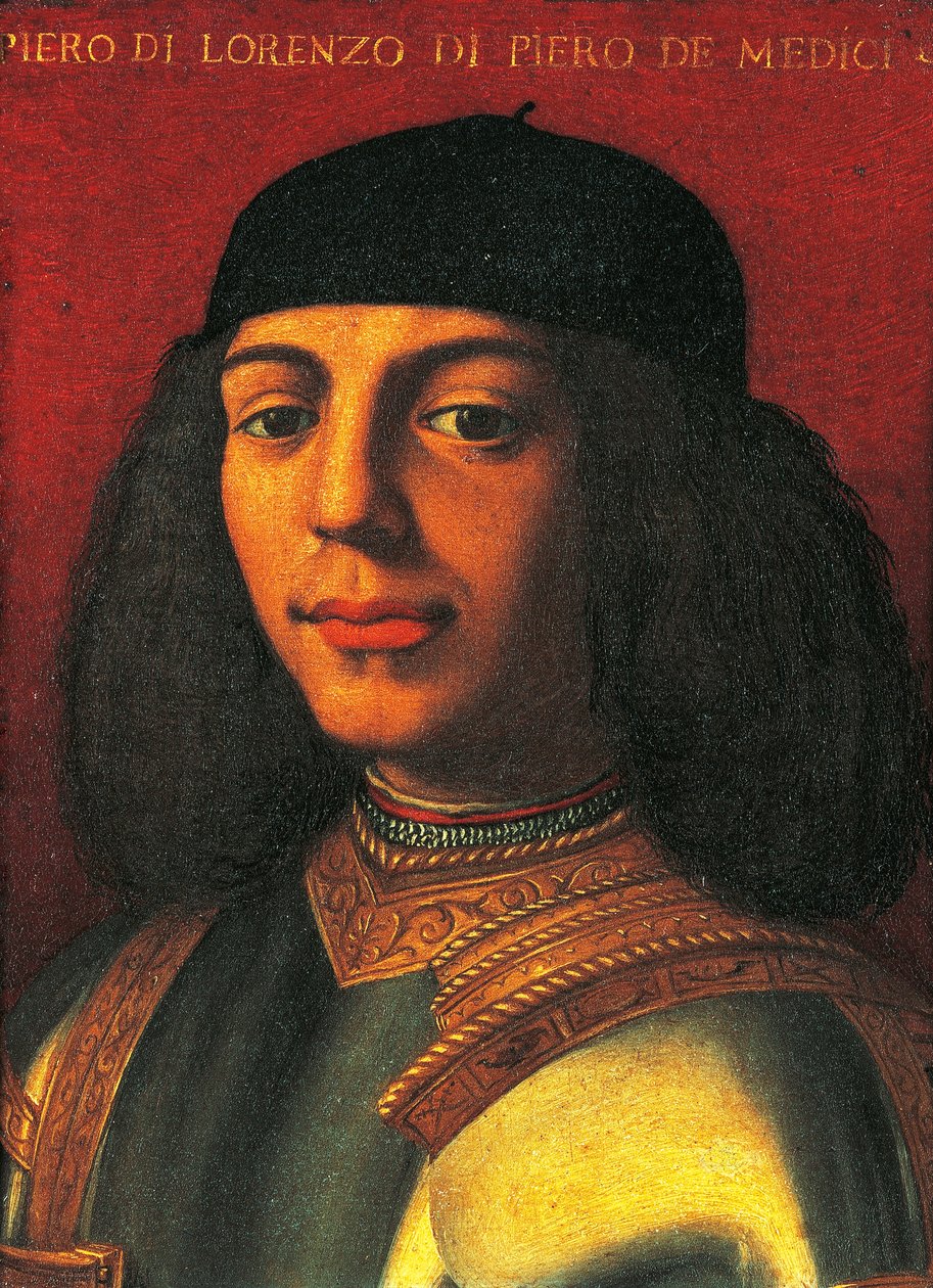 Portrait of Piero de Medici, also known as Piero the Unfortunate by Agnolo Bronzino