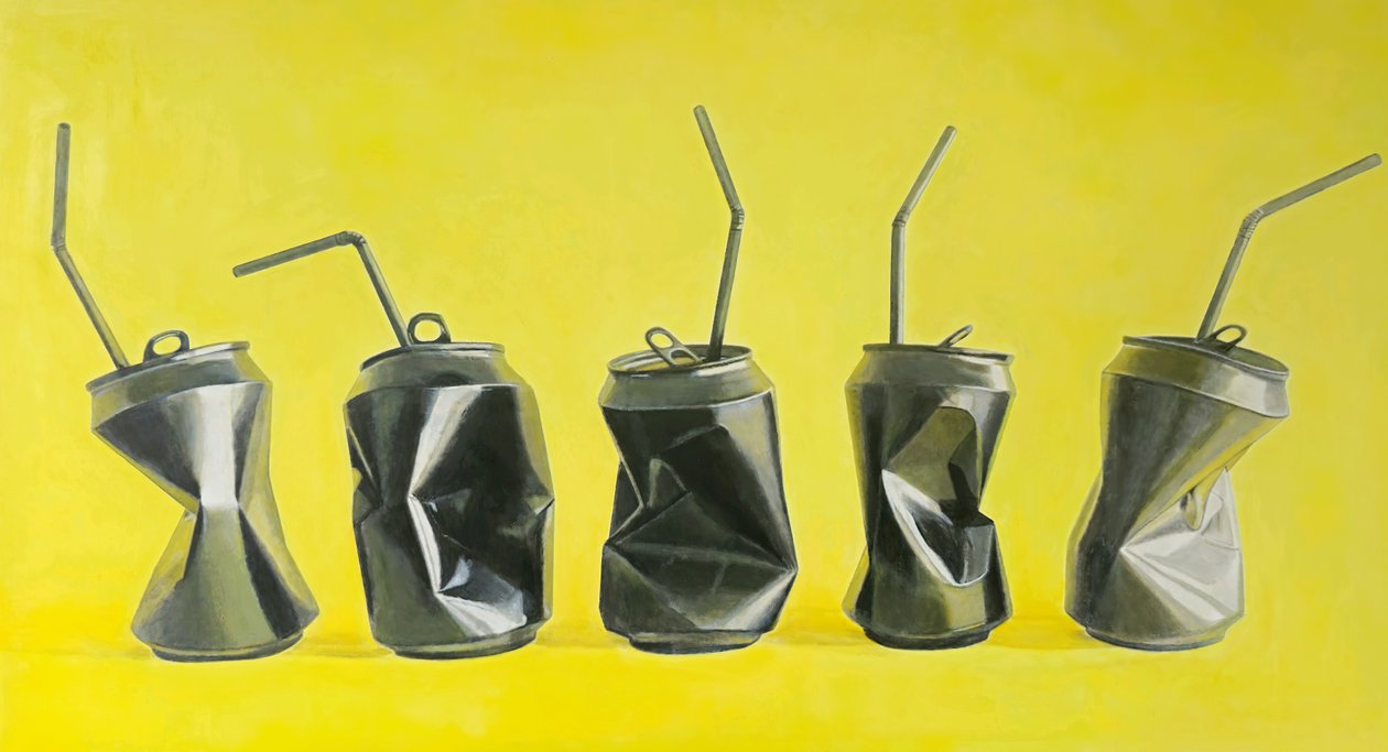 Black Cans, 2020 by Agnès Lefèvre