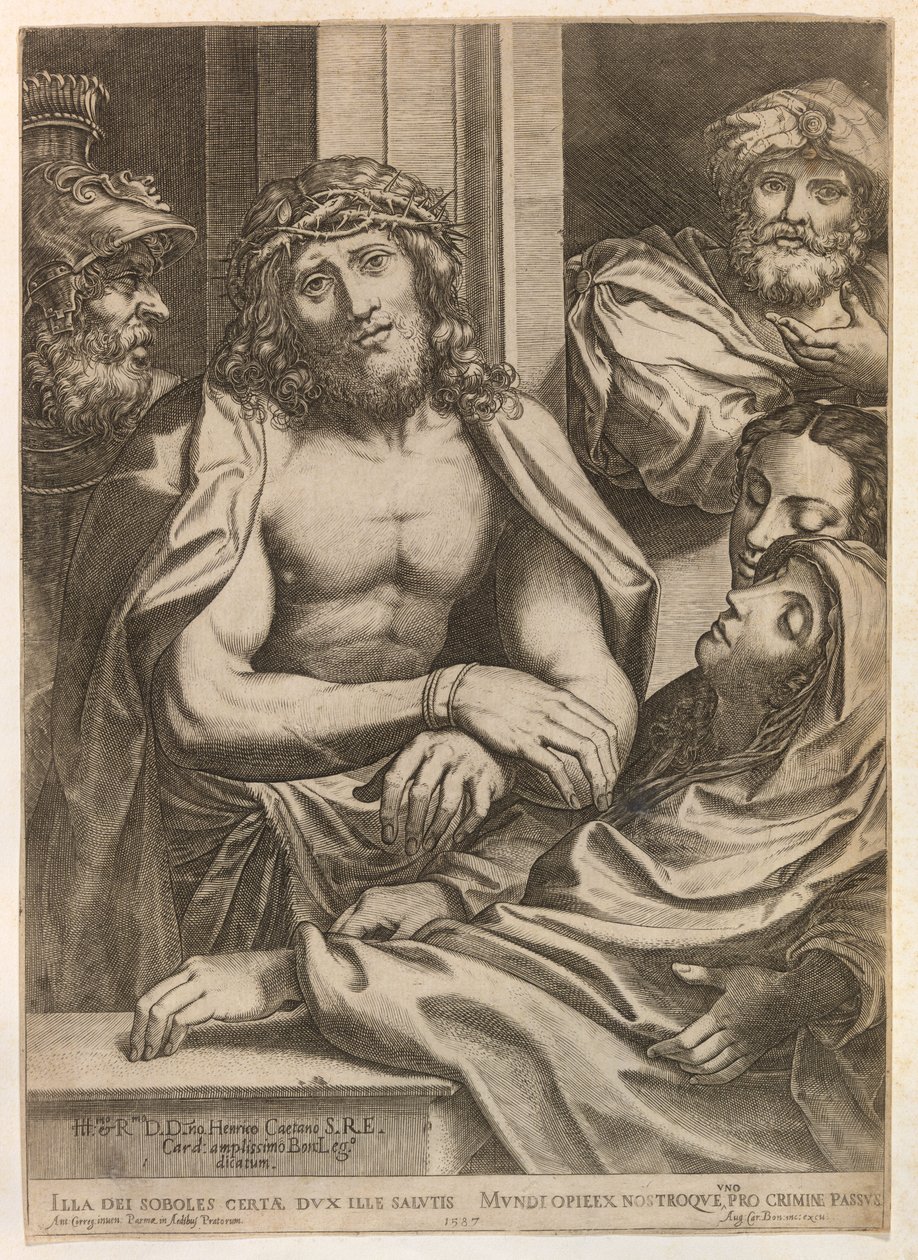 Ecce Homo by Agostino Carracci