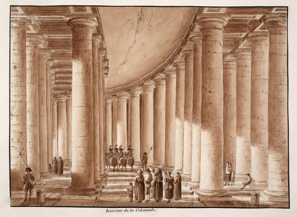 Interior of the Colonnade of St. Peter