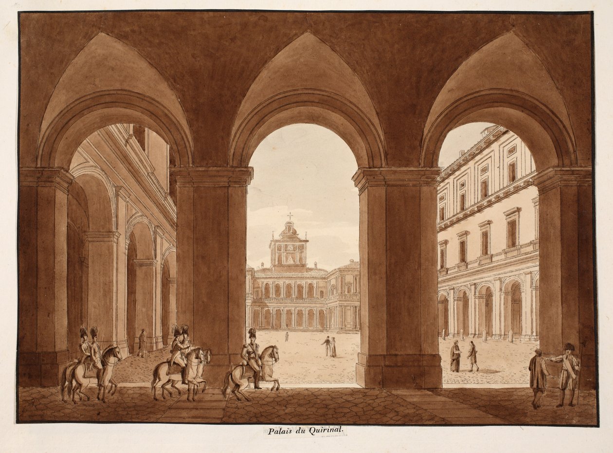 Palazzo del Quirinale by Agostino Tofanelli