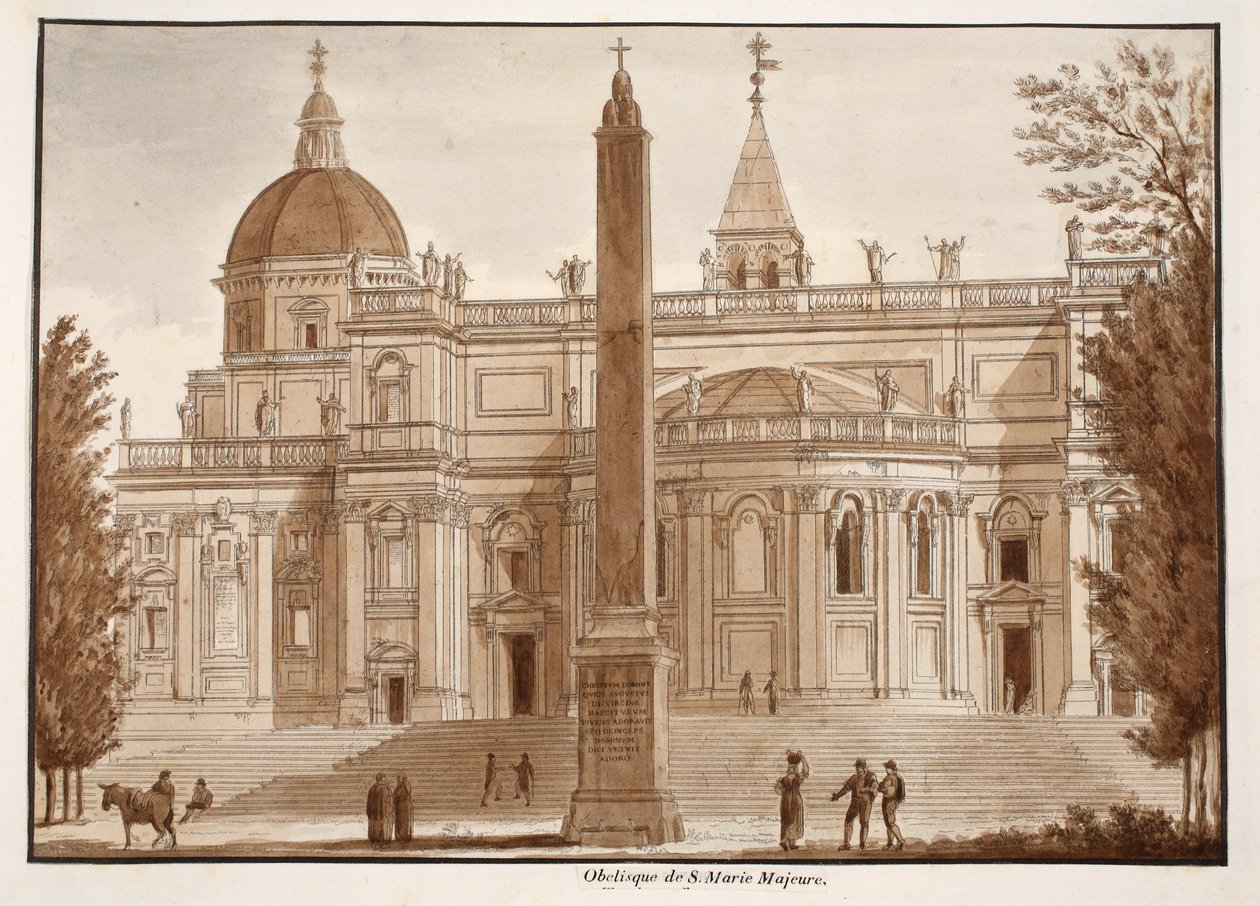 The Santa Maria Maggiore Obelisk by Agostino Tofanelli