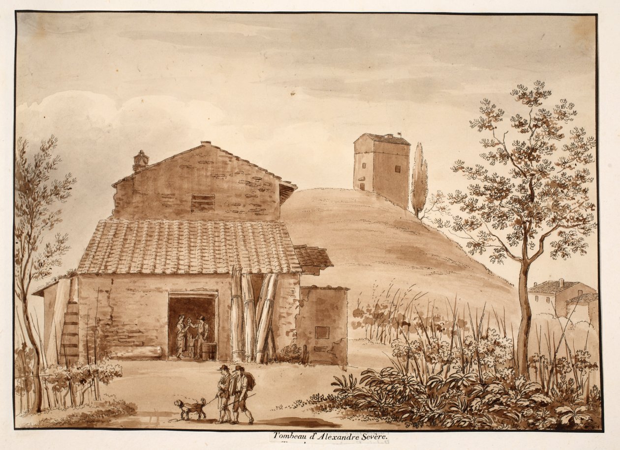 Tomb of Alexander Severus, 1833 by Agostino Tofanelli