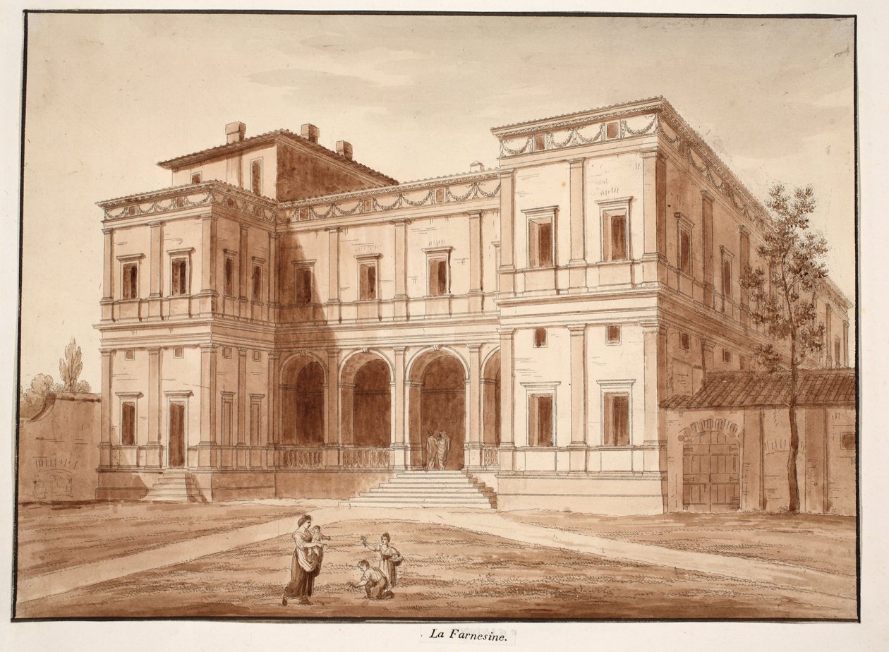 Villa Farnesina by Agostino Tofanelli