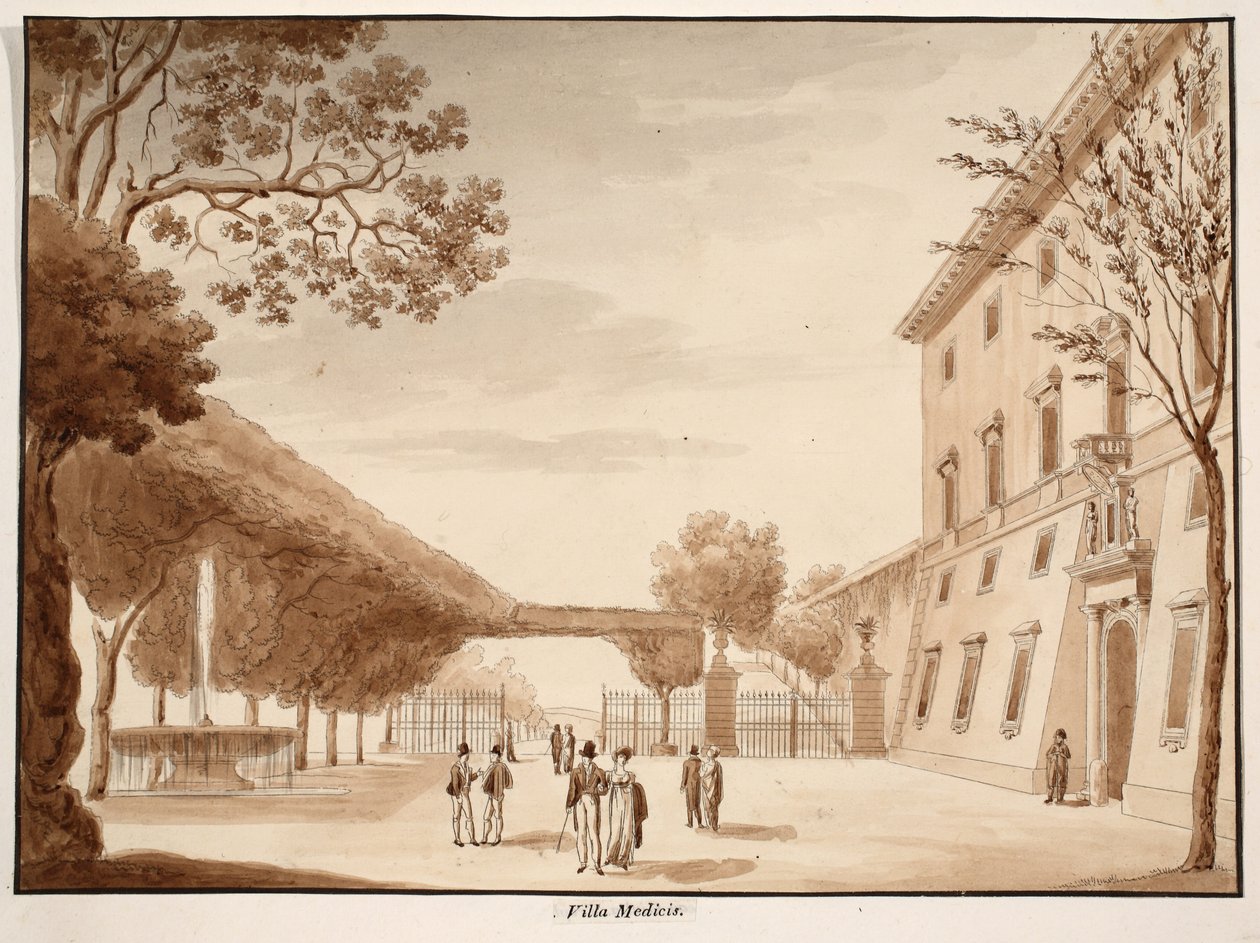 Villa Medici, 1833 by Agostino Tofanelli