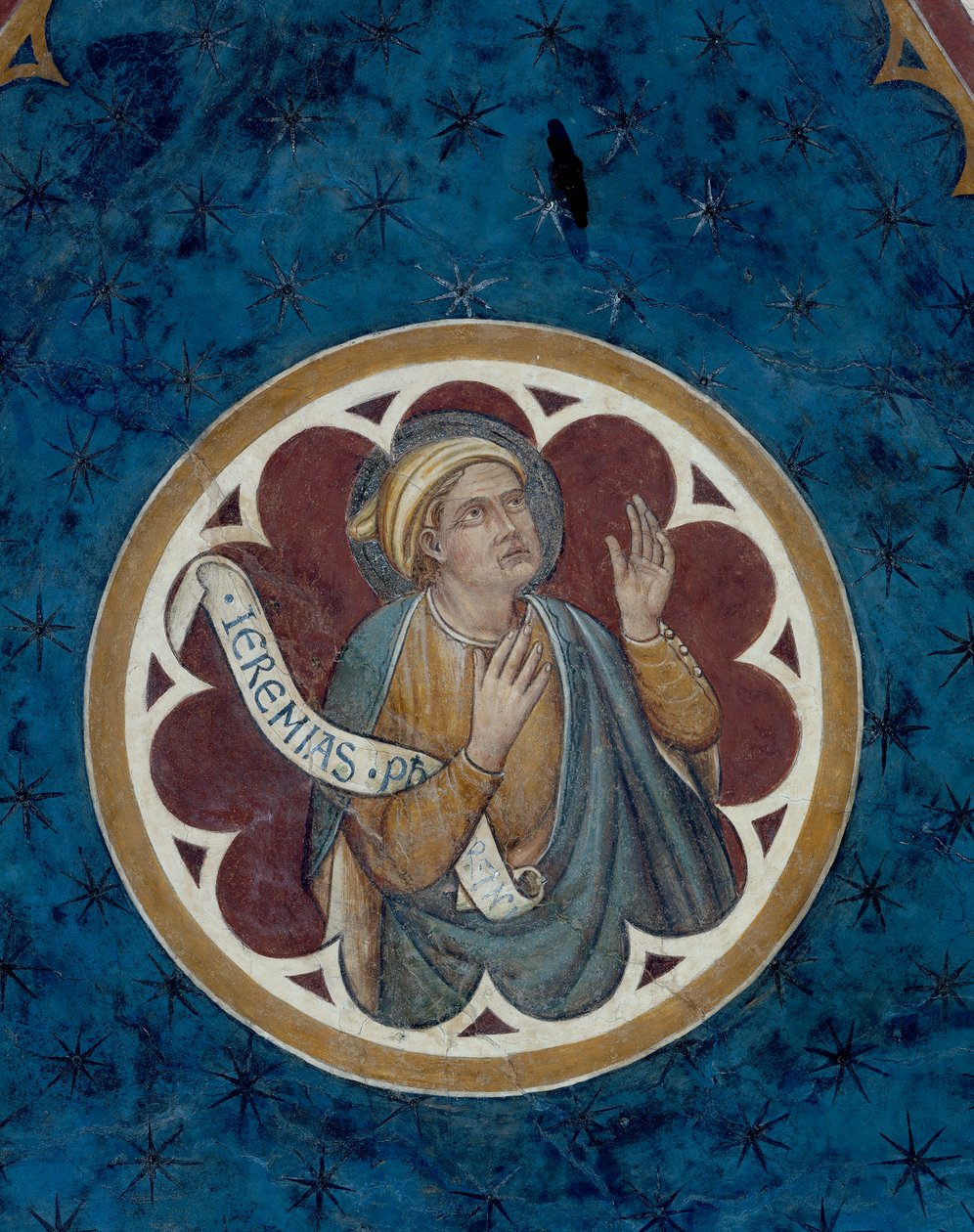 The Prophet Jeremiah (detail) by Agostino di Marsiglio