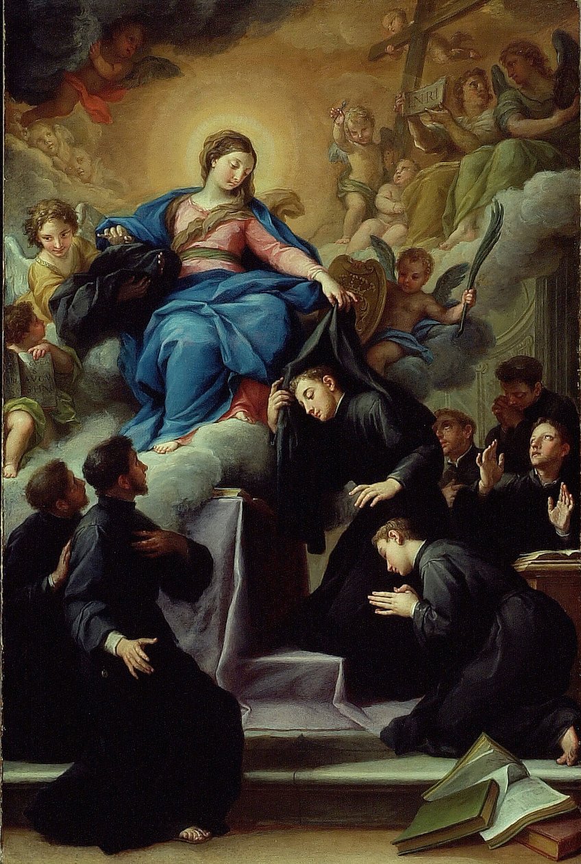 The Madonna with the Seven Founders of the Servite Order, c. 1728 by Agostino Masucci