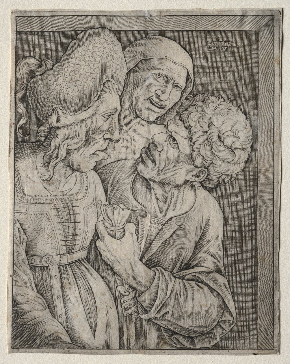 The Rich Old Woman by Agostino Musi