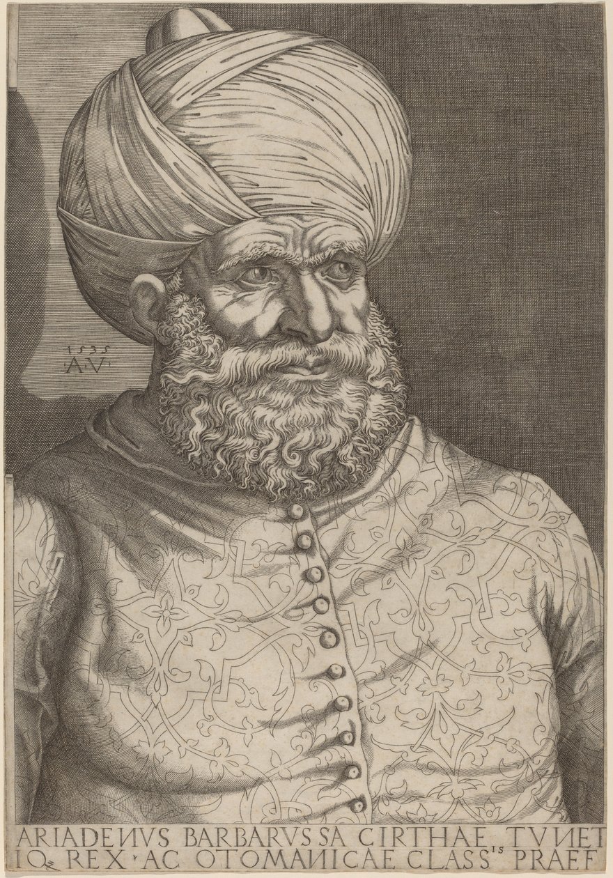 Barbarossa, Khair-ed-Din by Agostino dei Musi