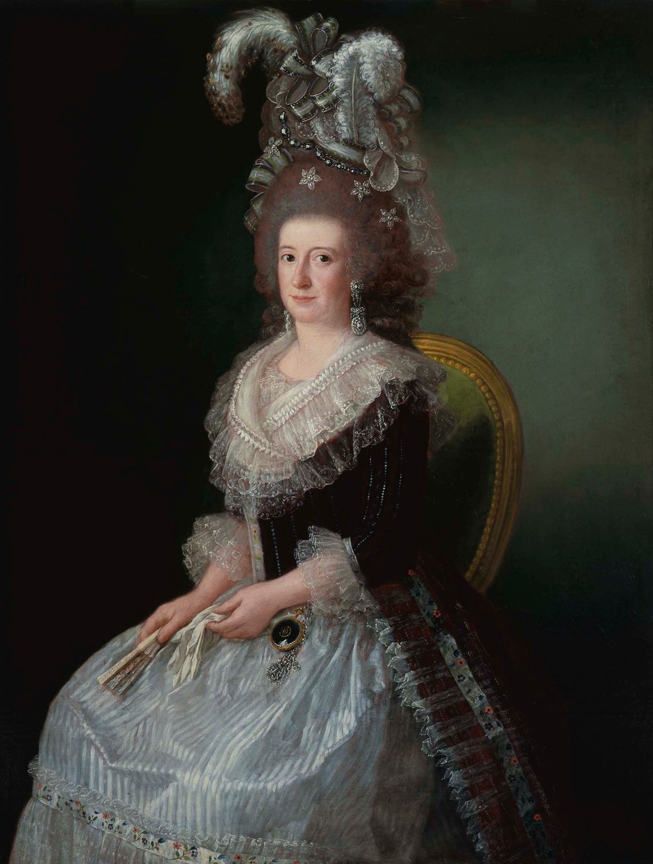 Portrait of María Josefa Piscatori, Marquesa de San Andrés (1757-1807), wife of Pedro López de Lerena by Agustín Esteve