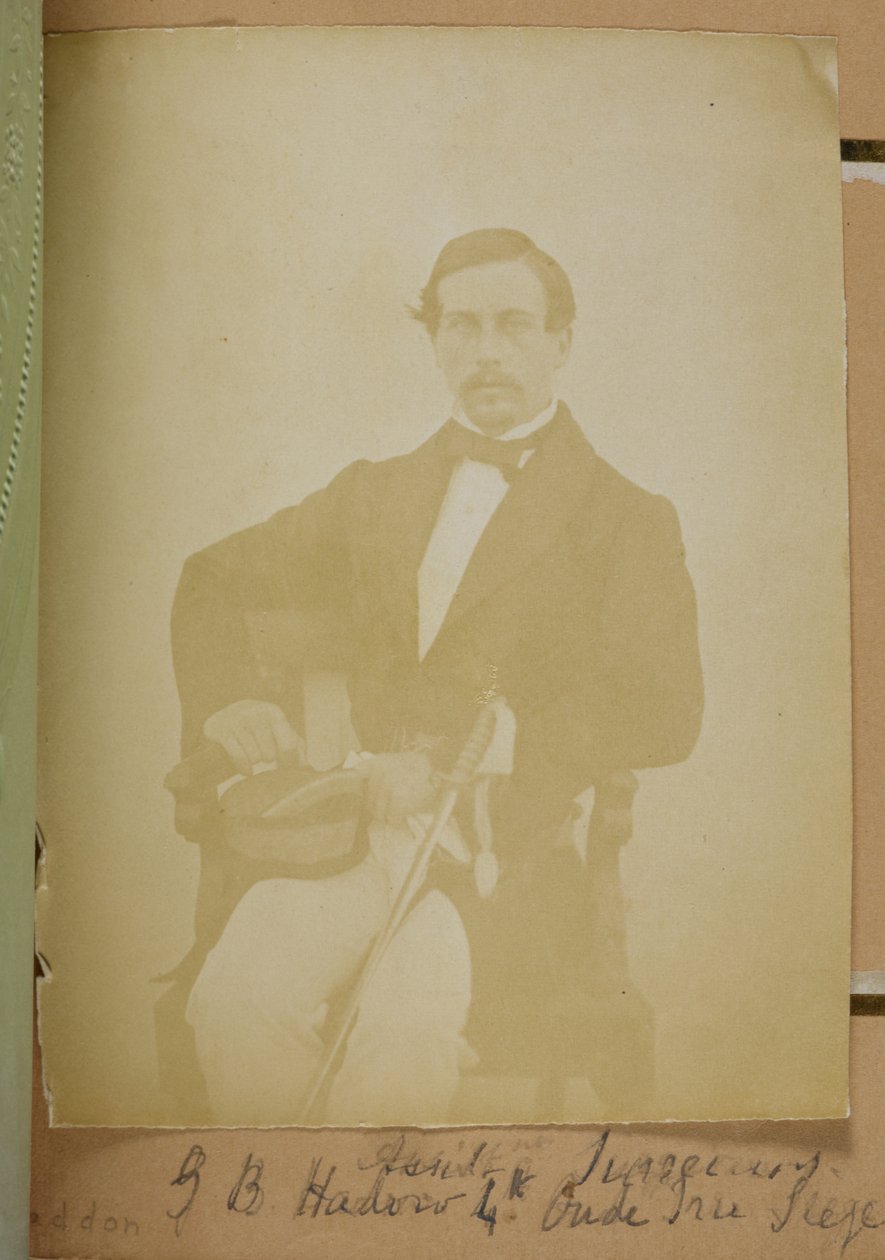 Asst Surgeon G.B. Hadow 4th Oude Irr Siege, c.1856-57 by Ahmad Ali Khan