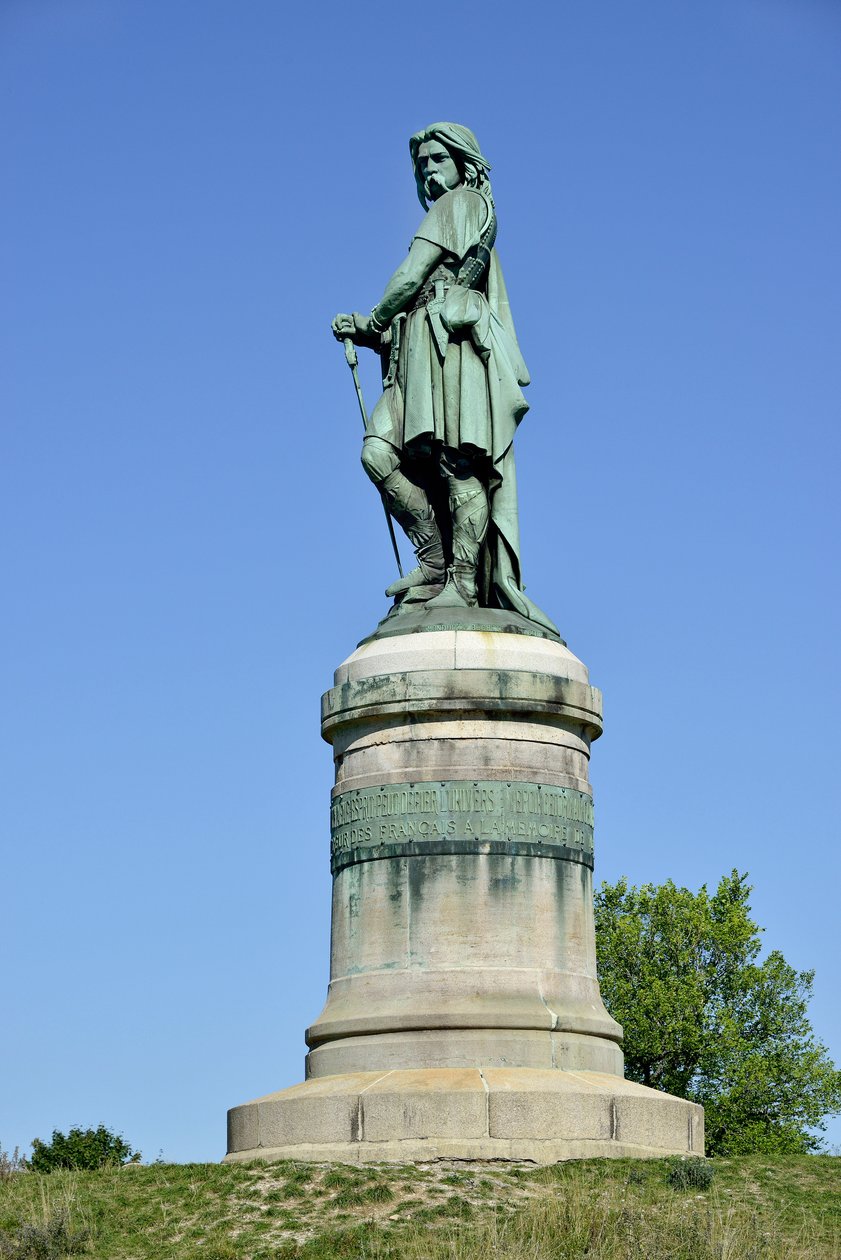 Colossal statue of Vercingetorix, Gallic leader by Aime Millet