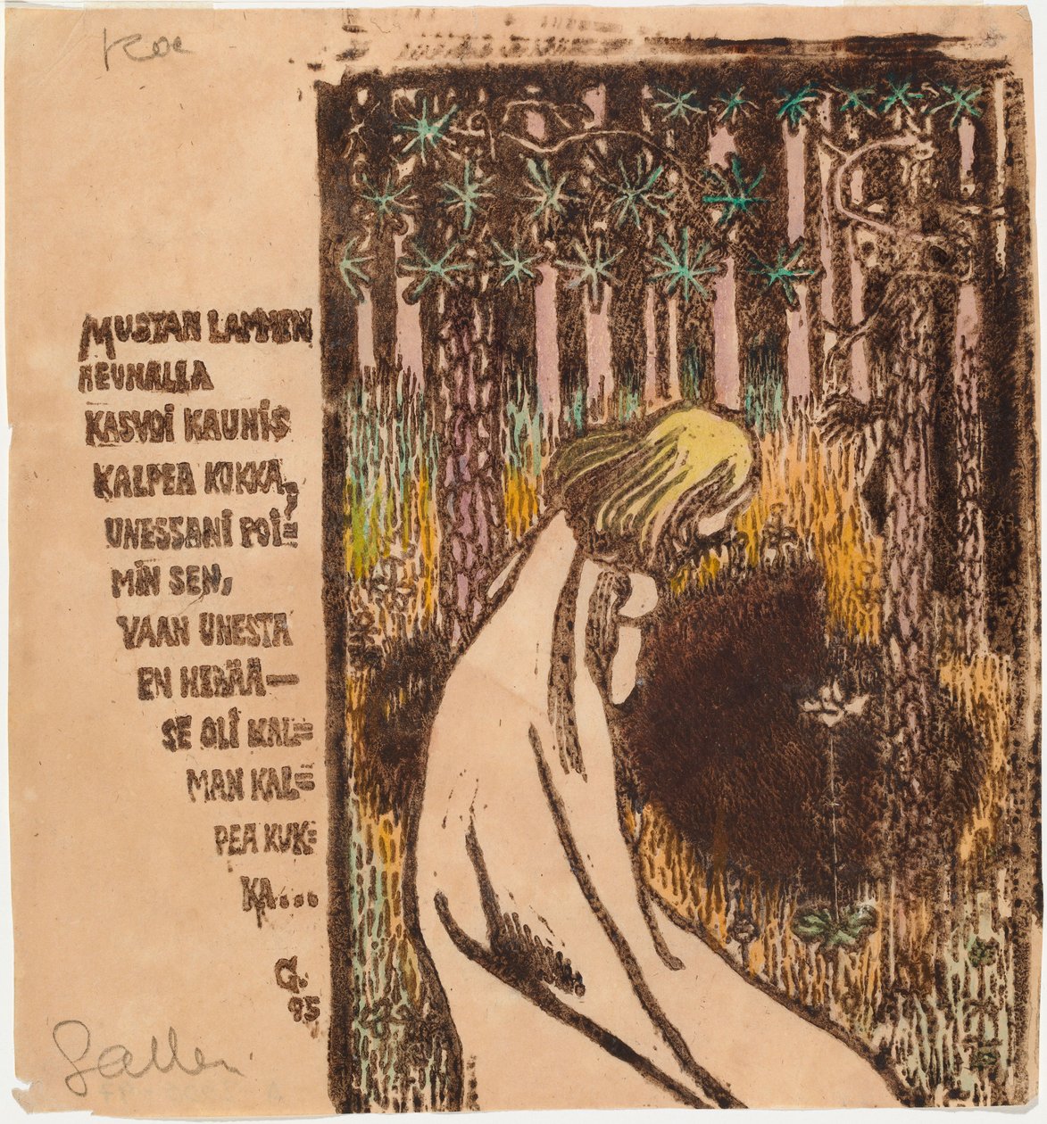 Flower of Death by Akseli Gallen-Kallela