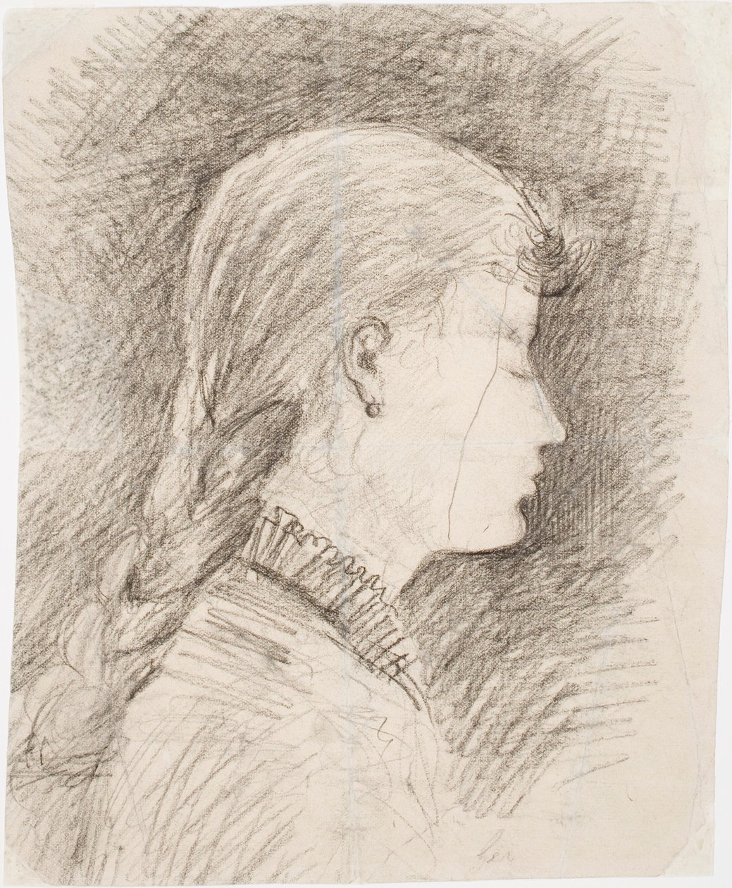 Head of a Girl (Gerda Ringbom, Later Bergroth) by Akseli Gallen-Kallela