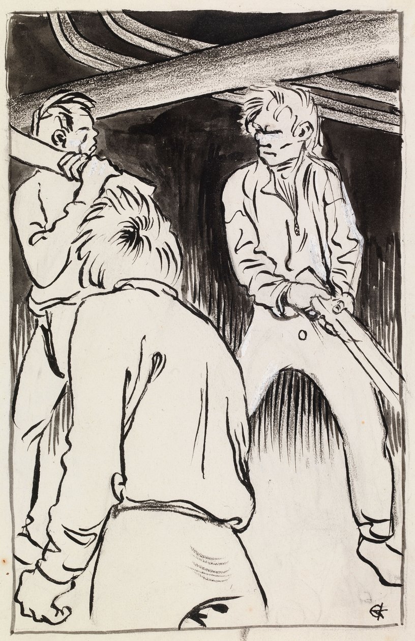 One against All and All against One by Akseli Gallen-Kallela