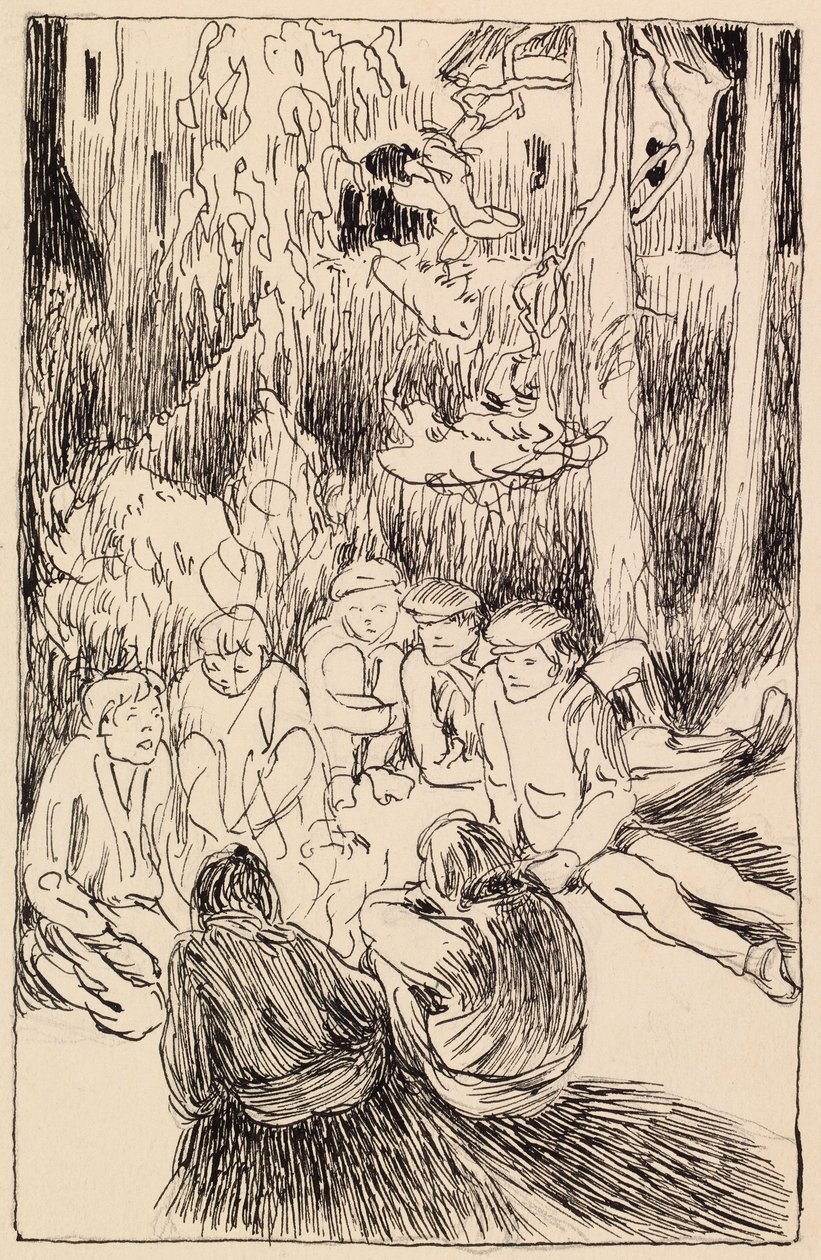 The Brothers on Sonninmäki Heath by Akseli Gallen-Kallela