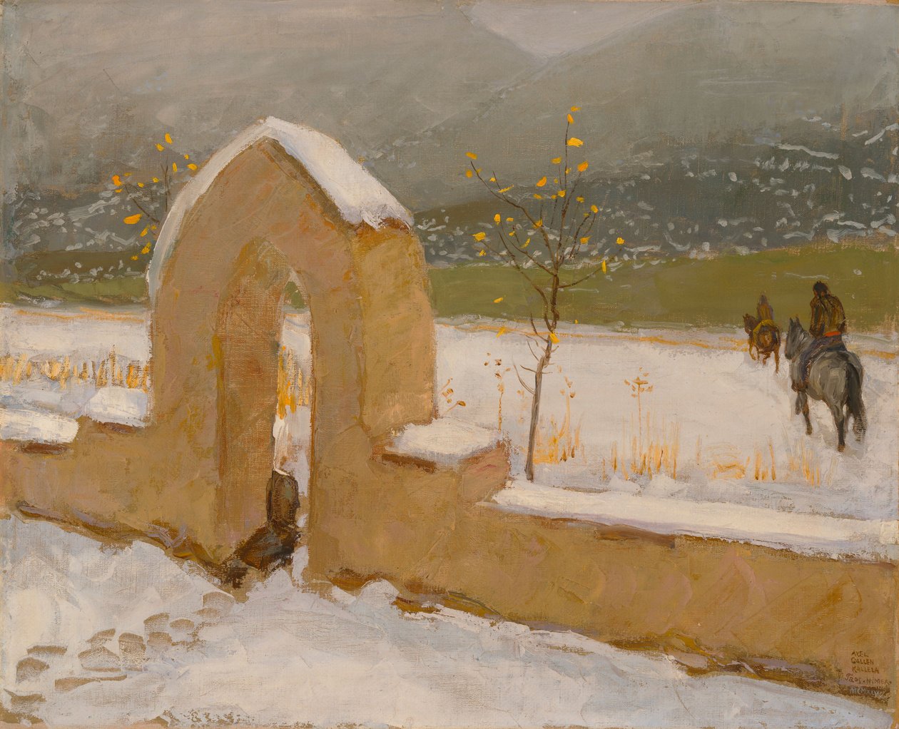The Gate in Taos by Akseli Gallen-Kallela