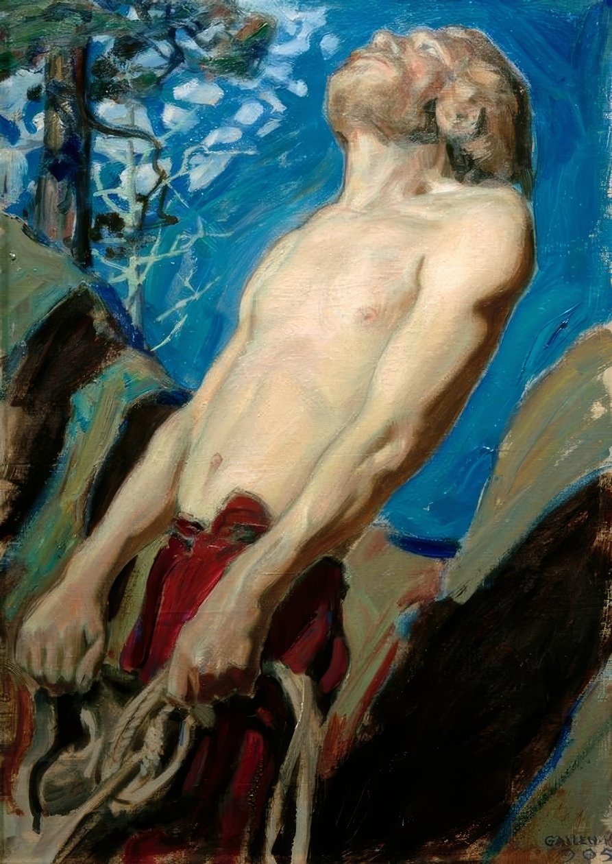 A. Gallen-Kallela, Theft of the Sampo by Akseli Valdemar Gallen Kallela