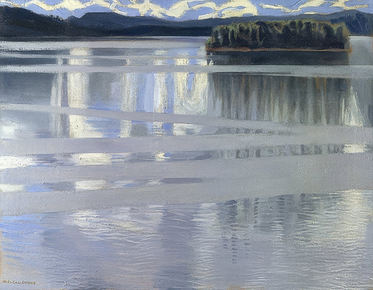 Lake Keitele by Akseli Valdemar Gallen Kallela