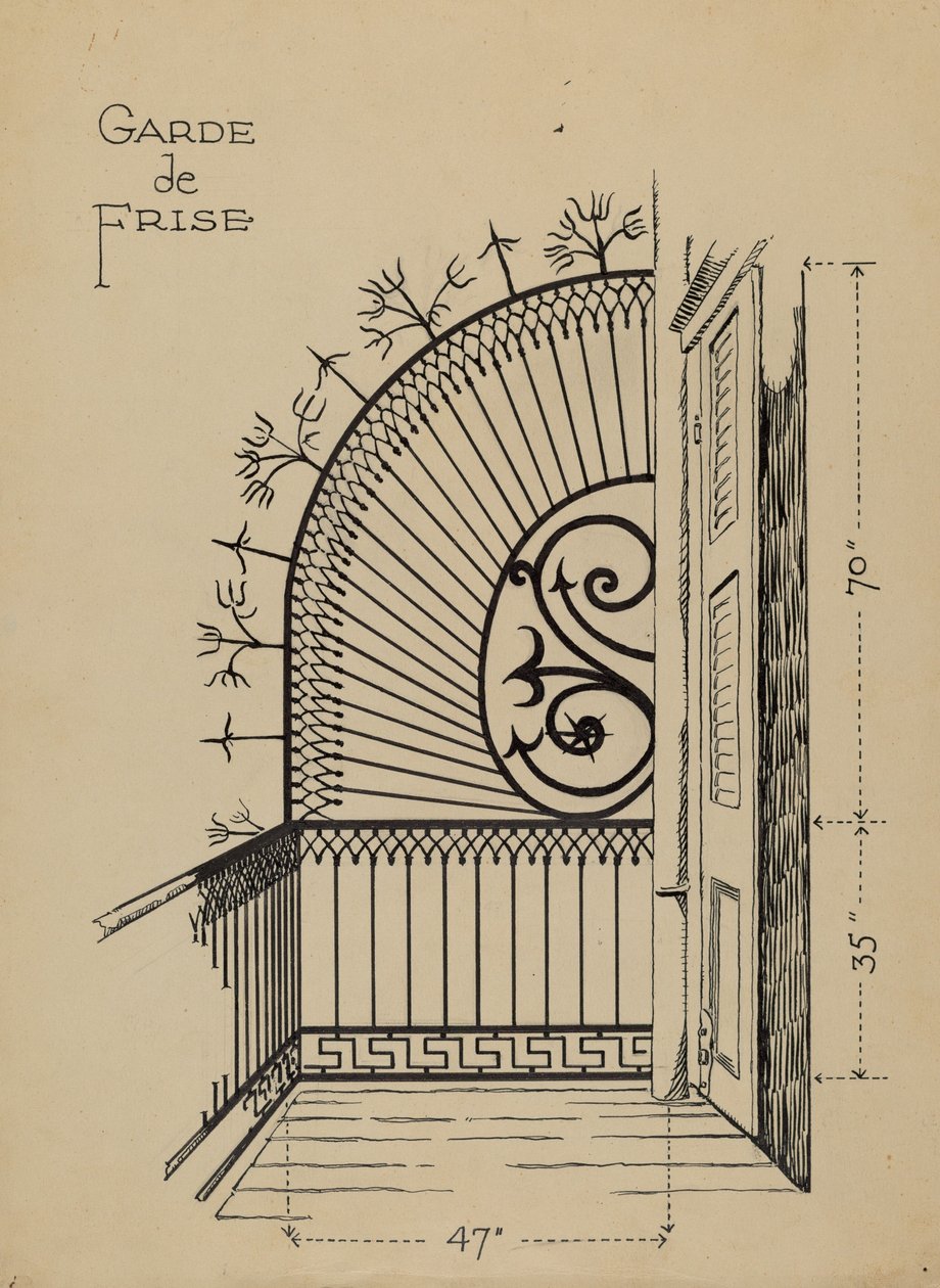 Iron Balcony Garde by Al Curry