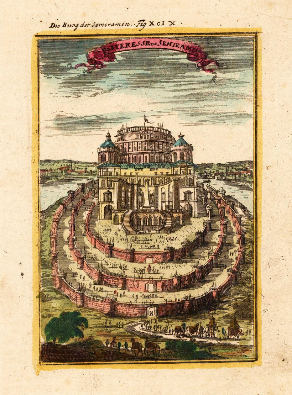 Fortress of Semiramis by Alain Manesson Mallet