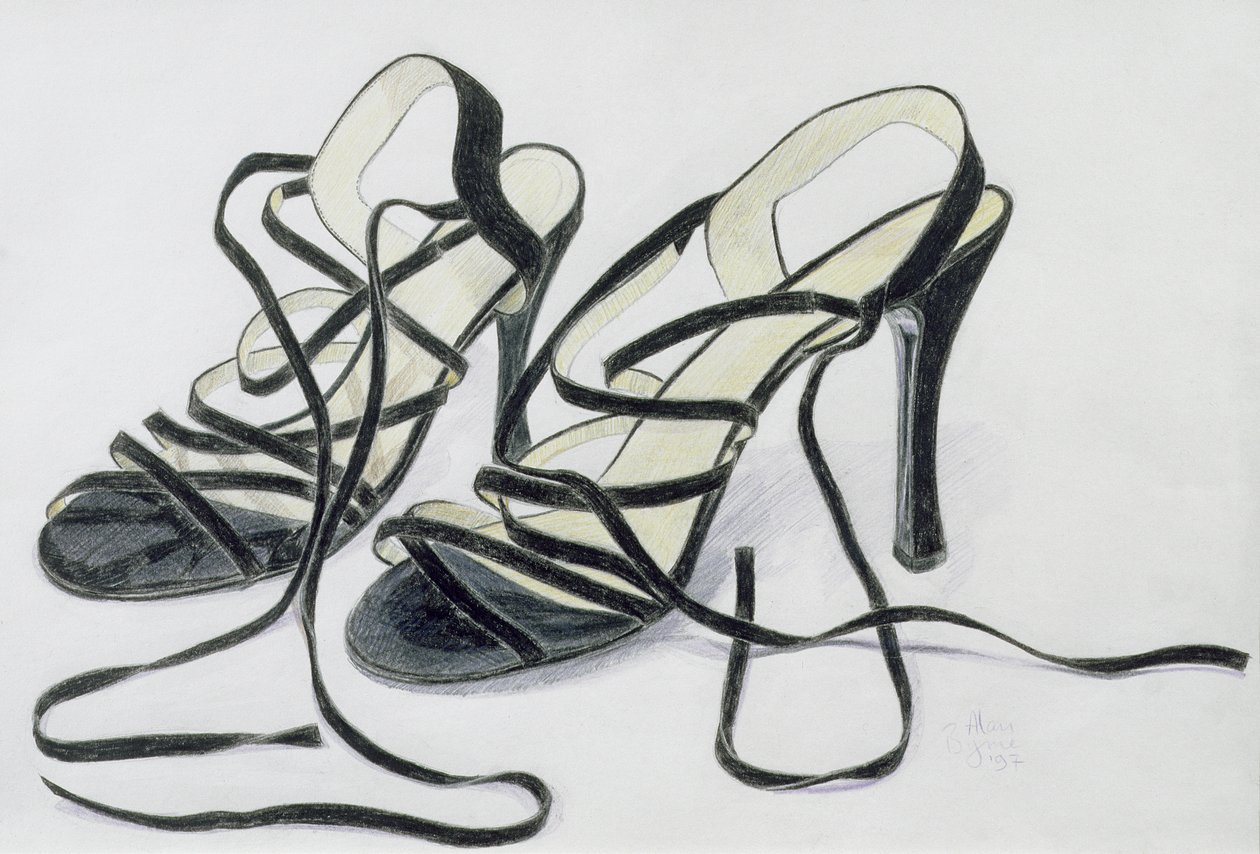 Black Strappy Shoes, 1997 by Alan Byrne