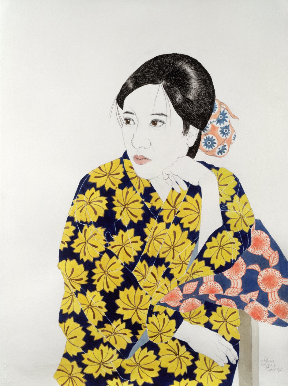 Yellow Kimono, 1996 by Alan Byrne