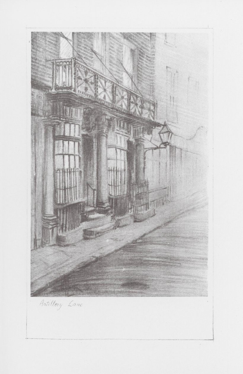 London Lanes: Artillery Lane by Alan Stapleton