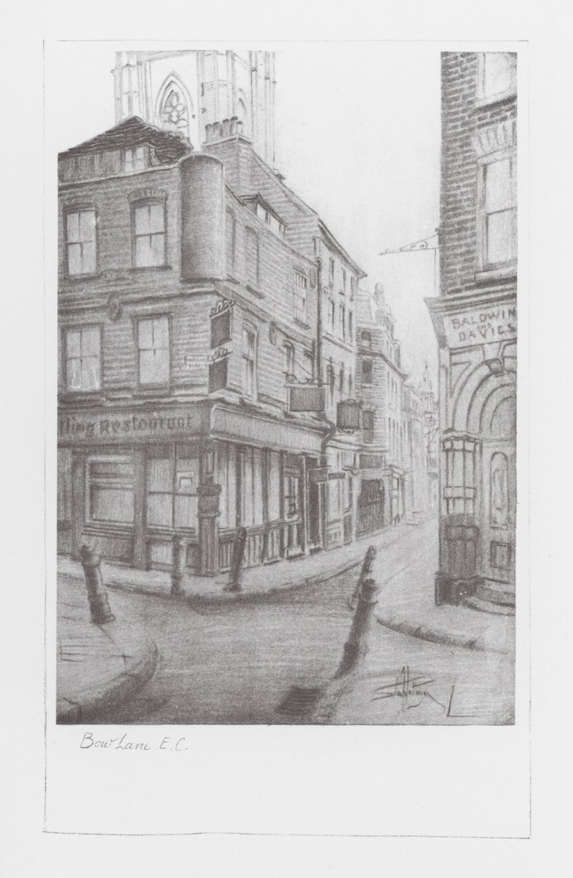 London Lanes: Bow Lane by Alan Stapleton