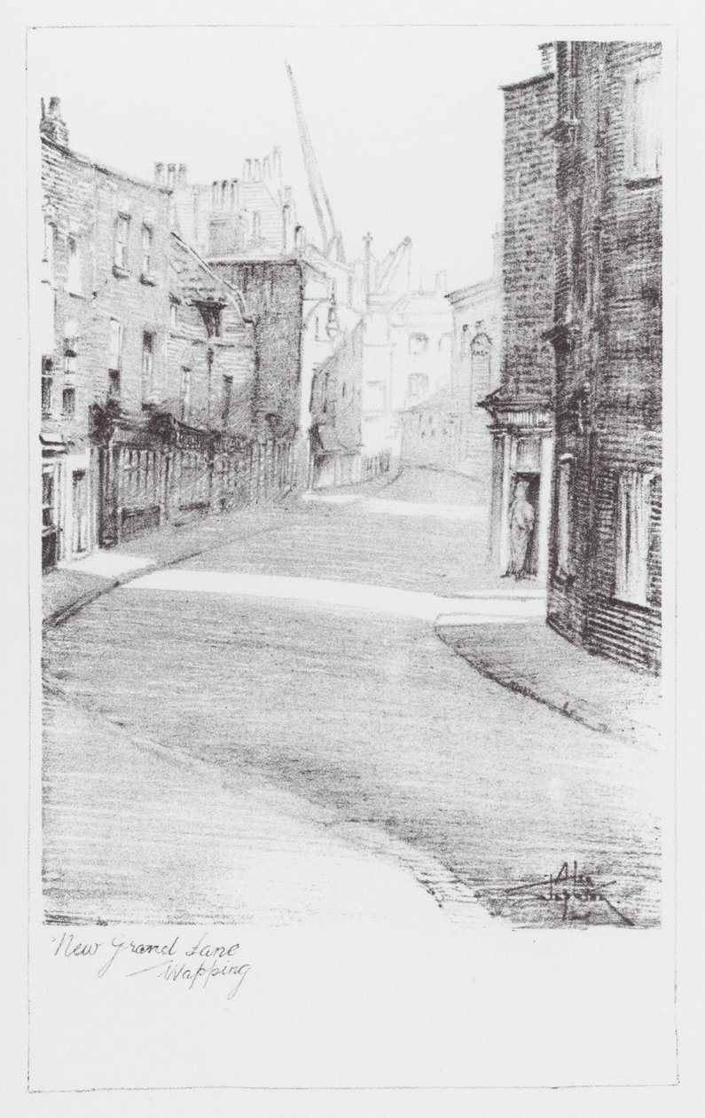 London Lanes: New Gravel Lane by Alan Stapleton