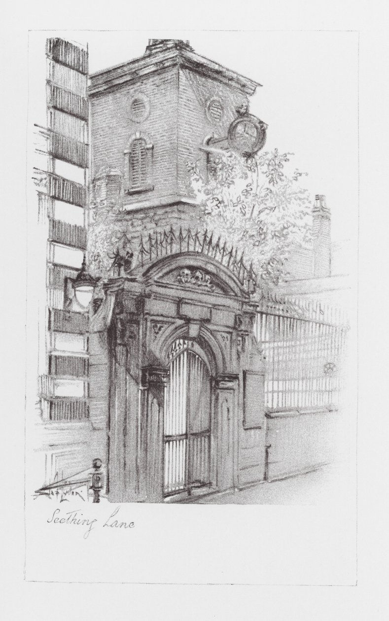 London Lanes: Seething Lane by Alan Stapleton