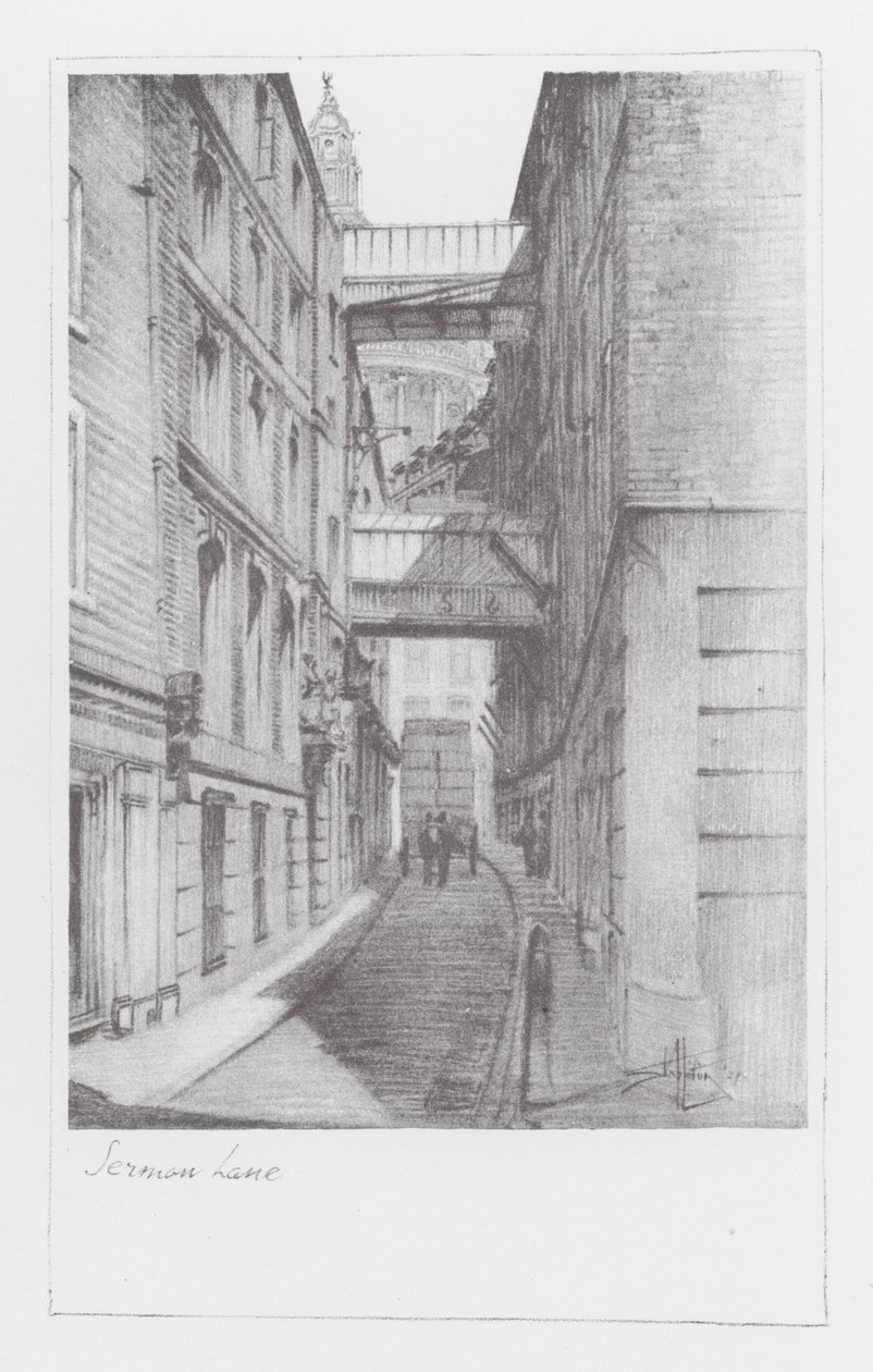 London Lanes: Sermon Lane by Alan Stapleton