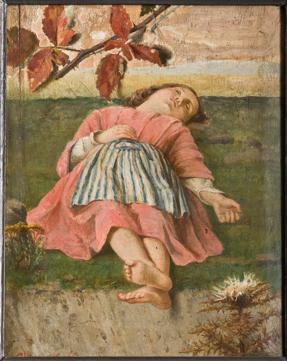 The Sleeping Little Girl by Albano Lugli Carpi